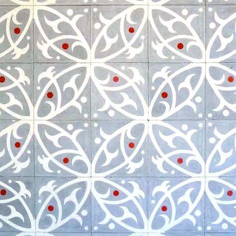 Cement tiles and zellige